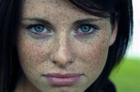 Wallpaper Face Model Portrait Blue Eyes Brunette Photography