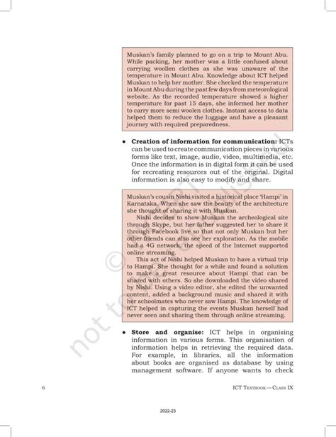 NCERT Book for Class 9 ICT Chapter 1 Introduction to ICT 