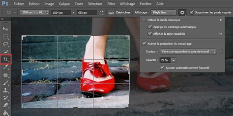 Recadrer Une Photo Avec L Outil Recadrage De Photoshop