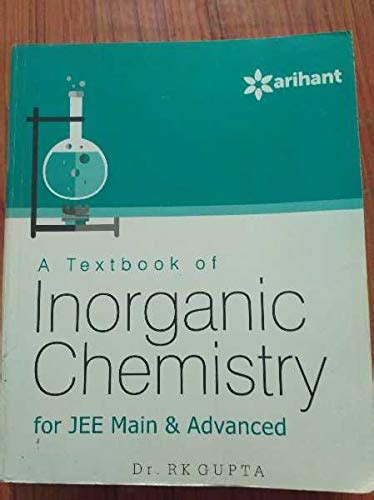 Arihant Textbook Of Inorganic Chemistry For Jee Mains And Advance Dr