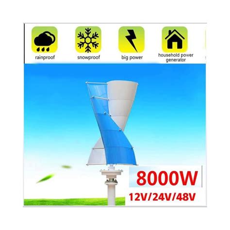 Vertical Spiral Wind Power Turbine Generator 8000w India Ubuy