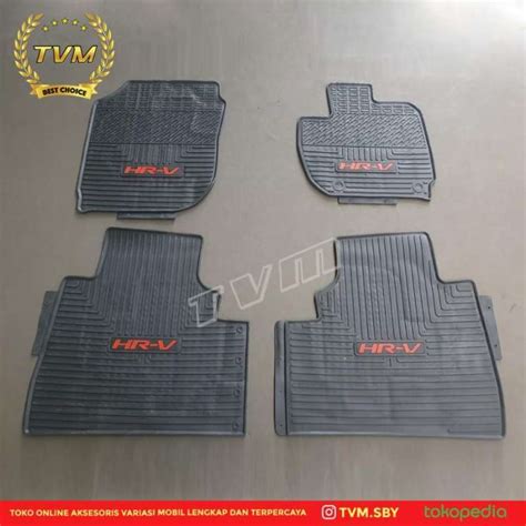 Jual Karpet Carmat Honda Hrv Hitam Logo Merah Baris Di Seller Toko