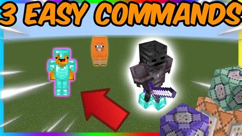 Minecraft 3 EASY Commands For Server Bedrock Edition Server