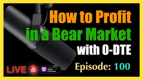 How To Profit In A Bear Market With 0 DTE Episode 100 YouTube