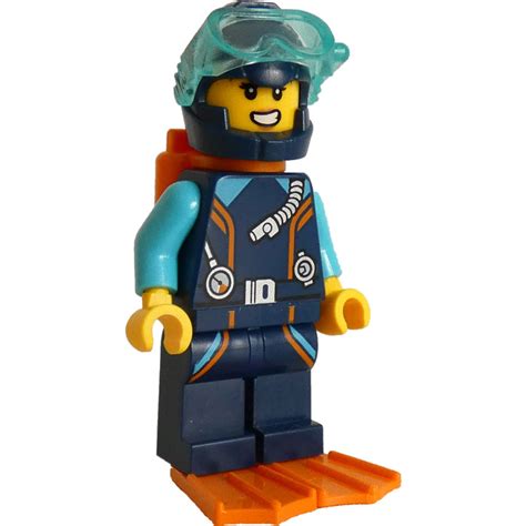 LEGO Ocean Explorer Diver Minifigure | Brick Owl - LEGO Marketplace