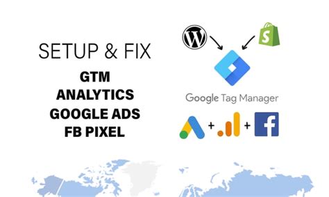 Setup And Fix Google Tag Manager Analytics And Facebook Pixel By