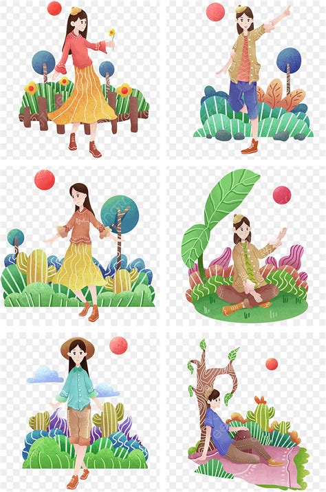 Spring Tour White Transparent, Spring Tour Steps Illustrator Collection, Spring Tour