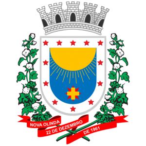 Brasão coat of arms crest of Nova Olinda Paraíba titlemode