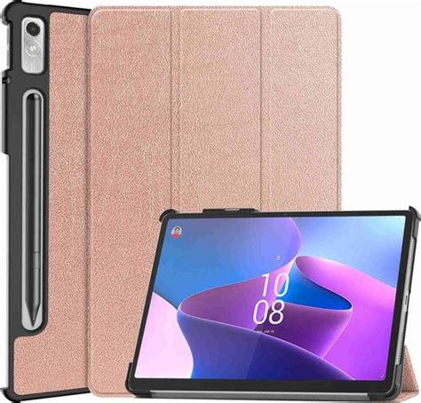 Lunso Lenovo Tab P11 Pro Gen 2 2e Generatie Tri Fold Bookcase