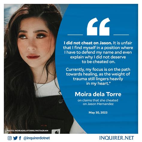 Inquirer On Twitter I Did Not Cheat On Jason Moira Dela Torre