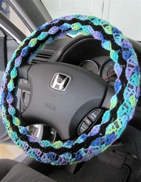 Free Crochet Pattern For Steering Wheel Cover