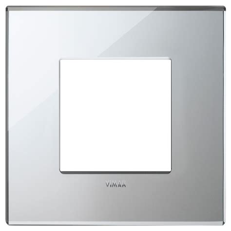 Vimar Eikon ExÉ 22642 Cover Plate 2 Module Glass Apollo Lighting