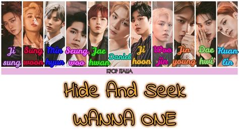 Wanna One Hide And Seek Color Coded Sub Ita Youtube