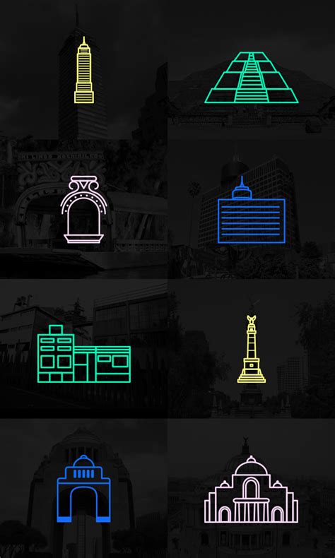 Mexico City Landmarks :: Behance