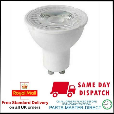 Megaman Led 5 Watt Dimmable Lamp Light Bulb 4000k Cool White Gu10 Par16