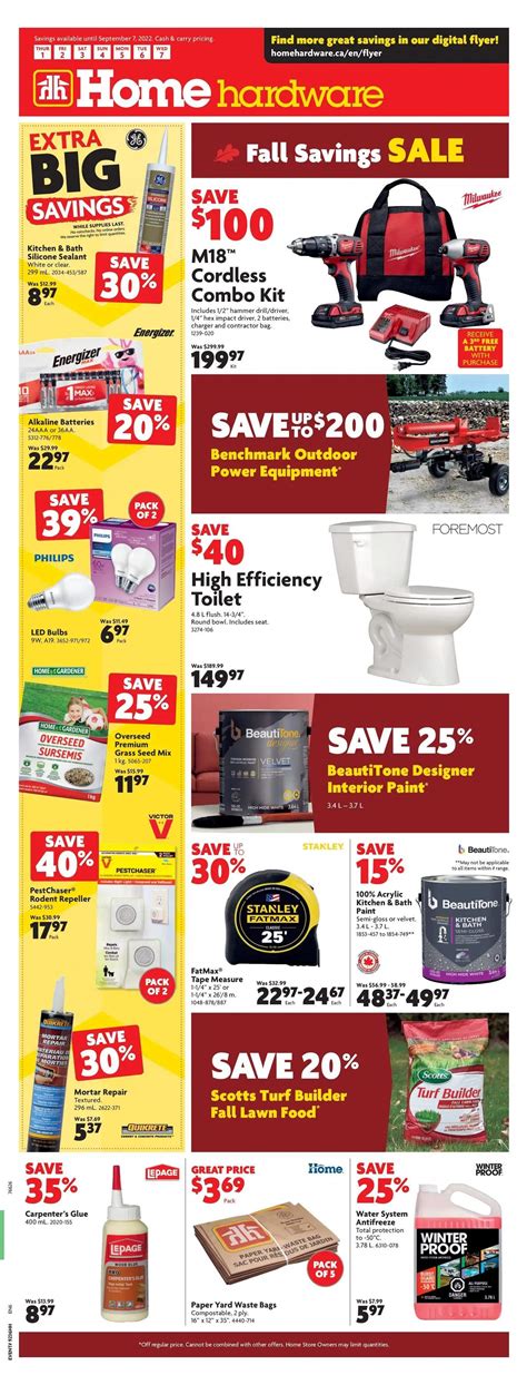 Home Hardware ON Flyer September 1 To 7