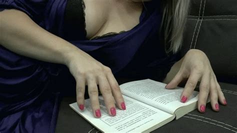 My Fingers Slide Sexually Through The Pages Of This Book Making You Horny Mp Full Hd P