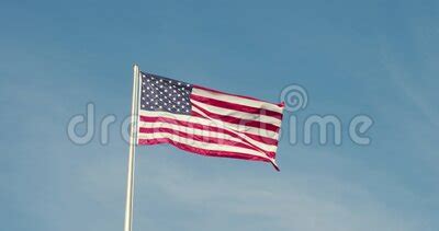 American National Flag Stock Footage Video Of Slowmotion 259183338