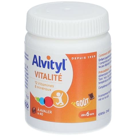 Alvityl® Vitalité 40 Pcs Redcare Pharmacie