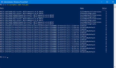 Powershell Command To Check Tls Version In Windows Server