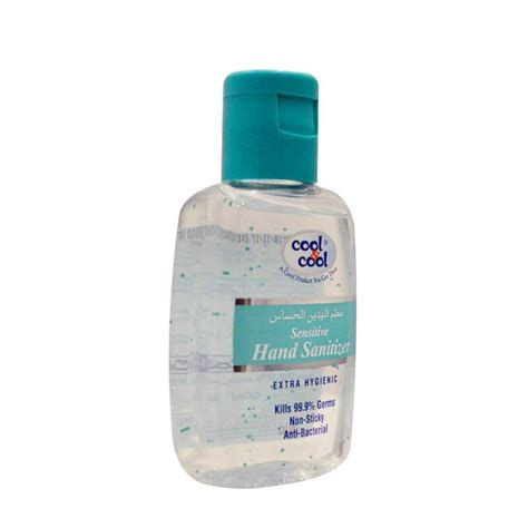 Cool And Cool Sensitive Hand Sanitizer Gel 60ml 48pcscarton 5060068556005 Hygieneforall