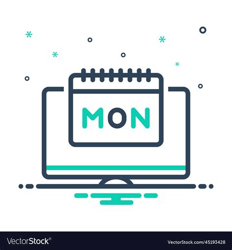 Monday Royalty Free Vector Image - VectorStock