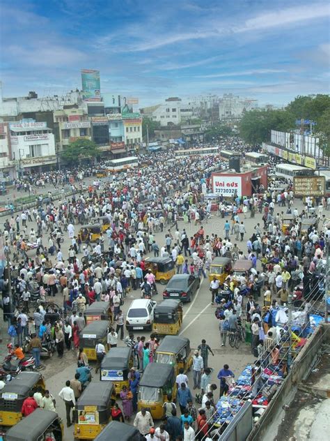 Bustling Crowd at a Popular Railway Station in South India Editorial ...