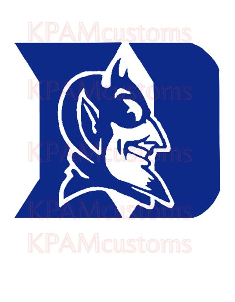 Blue Devils Png Duke Etsy