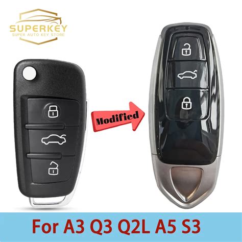 SUPERKEY Modify For Lamborghini Style Keyless Smart Car Key Shell Case