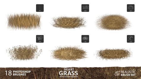 Artstation Dynamic Desert Grass Brushes Ms Brushes Brushes