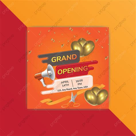 Invitaion Card For Grand Opening Template Download On Pngtree