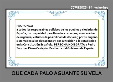 Que Cada Palo Aguante Su Vela Capital Noroeste