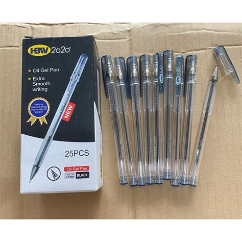 Box Pcs Hbw Black Ballpen Mm Tip Original Shopee