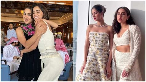 Ananya Panday And Sara Ali Khan Have A Blast As They Glam Up Doha In