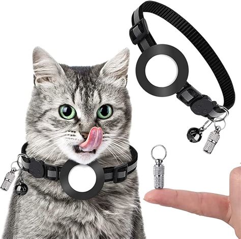 Airtag Collier Pour Chat R Fl Chissant Collier Pour Chat Avec