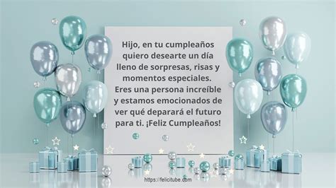 Feliz Cumplea Os Amado Hijo Mensaje De Amor Y Gratitud