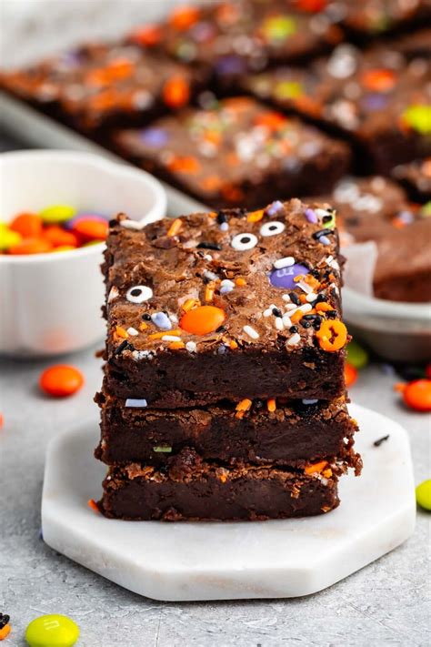 Halloween Brownies - Crazy for Crust
