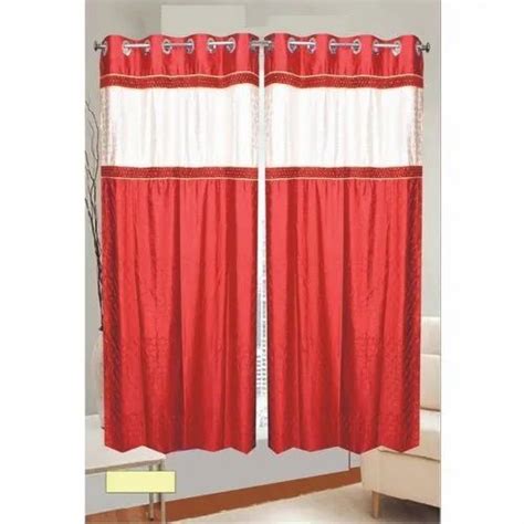 Eyelet Plain Polyester Window Curtain Size 5 X 4 Feet At Rs 400 Piece