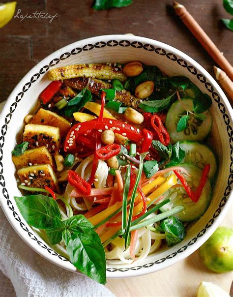 Spicy Vegetarian Thai Noodle Bowl Recipe By Archana S Kitchen