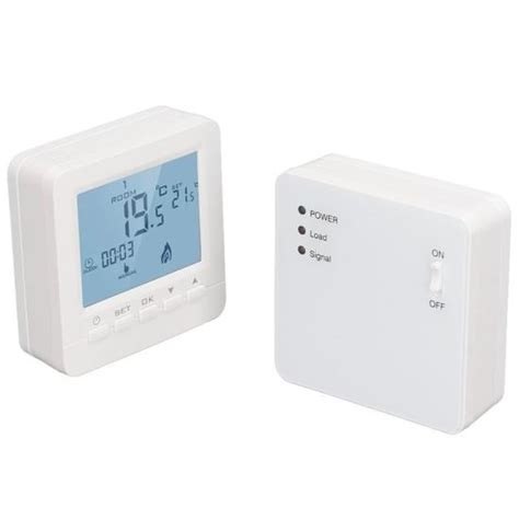 SALUTUYA Thermostat RF Thermostat Programmable RF Sans Fil Intelligent