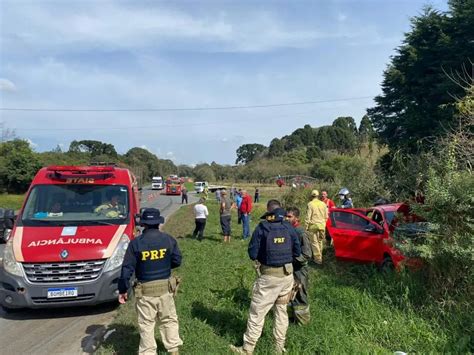 Acidente Entre Carro E Caminh O Deixa Quatro Feridos Na Serra De S O