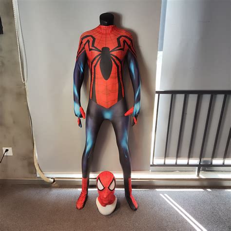 Spider Man Ben Reilly Suit Bodysuit Costume Cosplay for Adult Kids - Etsy