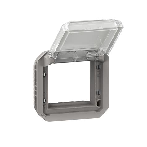 Plexo Mosaic Adaptor With Transparent Flap Mechanism L