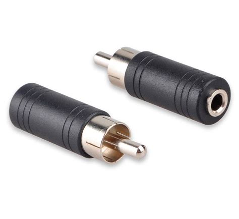 Переходник Mini Jack 3.5 мм "мама" на RCA "Тюльпан" "папа", пластик ...