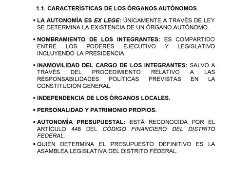 M Dulo Cuatro Rganos Aut Nomos Del Distrito Federal Prop Sito Se