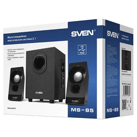 SVEN MS-85 Колонки с регулятором громкости на боковой панели