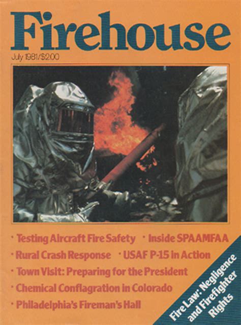 Firehouse Magazine Covers Through The Years