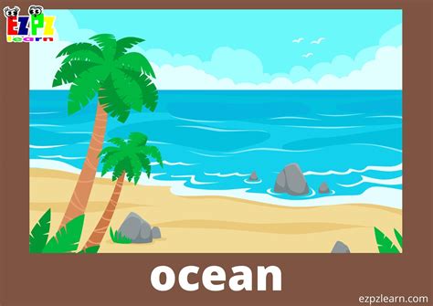 Land And Water Forms Flashcards Ezpzlearn