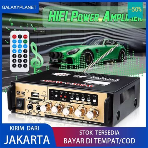 Dikirim Dari Jakarta Power Amplifier Wireless Bluetooth Fleco Bt A