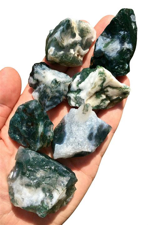 Raw Agate Stone New Moon Beginnings